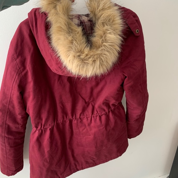 Burgundy Winter Jacket - Picture 2 of 2